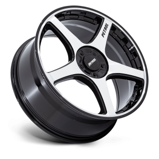 Felga aluminiowa PE003 P2E Gloss Black W/ Machined Face PETROL - ujęcie 2