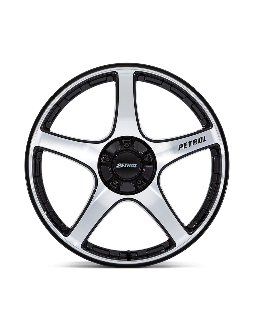 Felga aluminiowa PE003 P2E Gloss Black W/ Machined Face PETROL - ujęcie 3