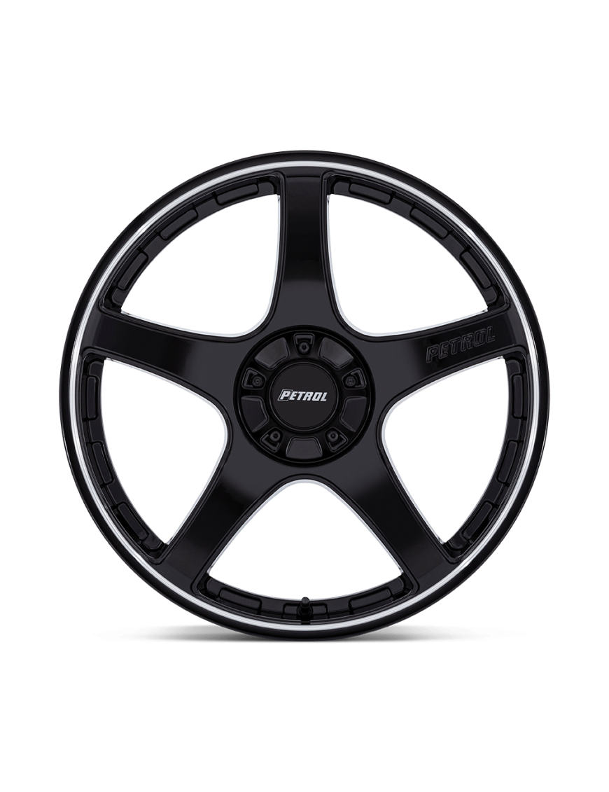 Felga aluminiowa PE003 P2E Gloss Black W/ Machined Lip PETROL - ujęcie 3