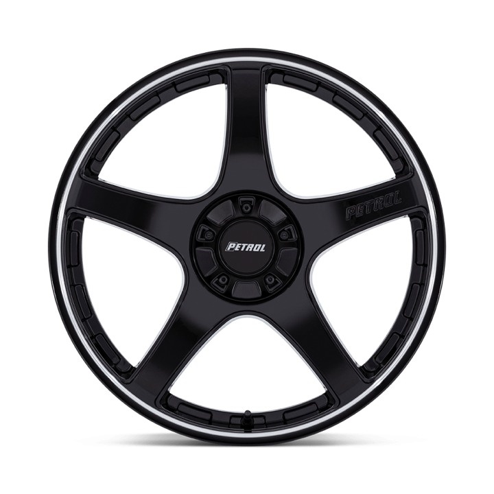 Felga aluminiowa PE003 P2E Gloss Black W/ Machined Lip PETROL - ujęcie 3
