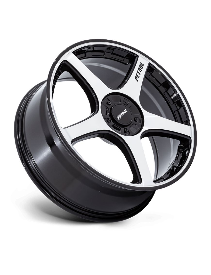 Felga aluminiowa PE003 P2E Gloss Black W/ Machined Face PETROL - ujęcie 2