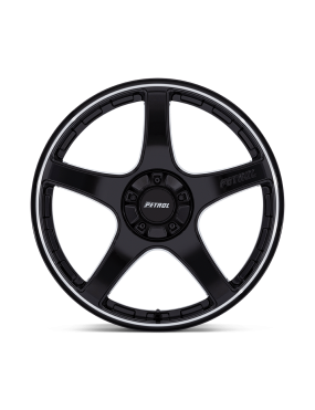Felga aluminiowa PE003 P2E Gloss Black W/ Machined Lip PETROL - ujęcie 3