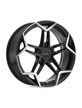 Felga aluminiowa P1A Gloss Black W/ Machined Cut Face PETROL