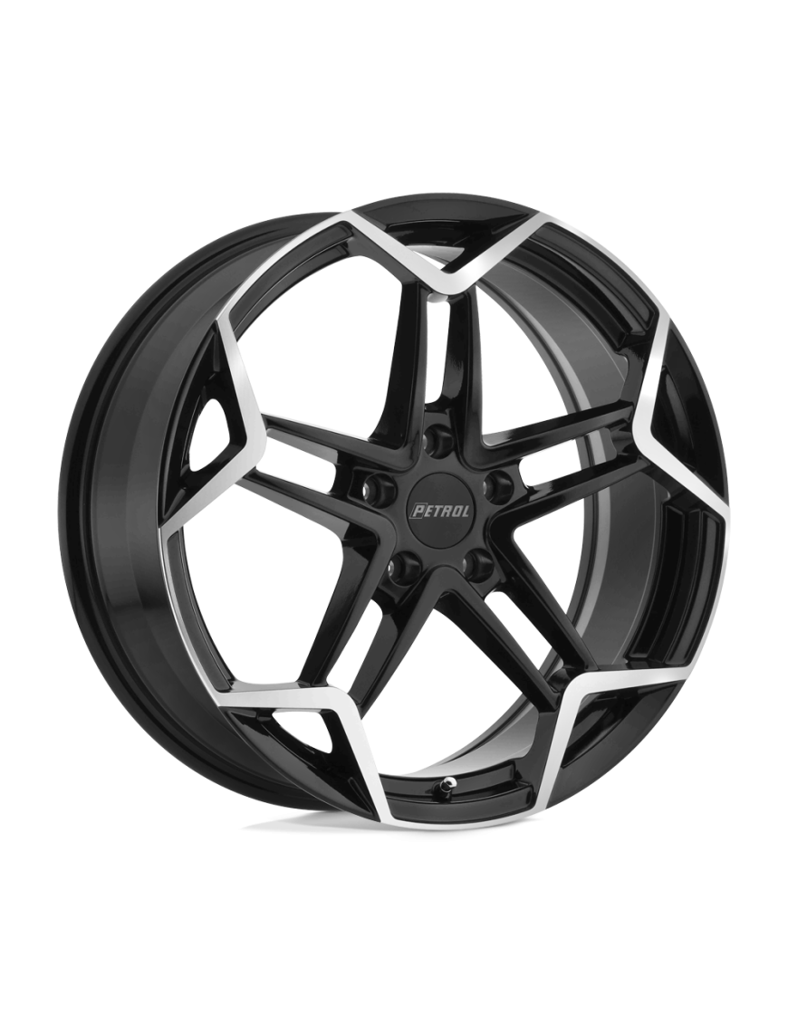 Felga aluminiowa P1A Gloss Black W/ Machined Cut Face PETROL