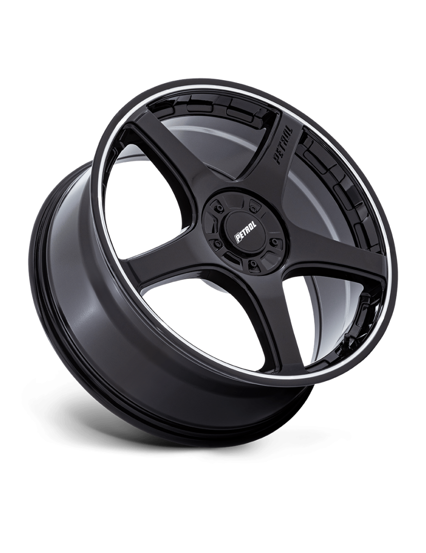 Felga aluminiowa PE003 P2E Gloss Black W/ Machined Lip PETROL - ujęcie 2
