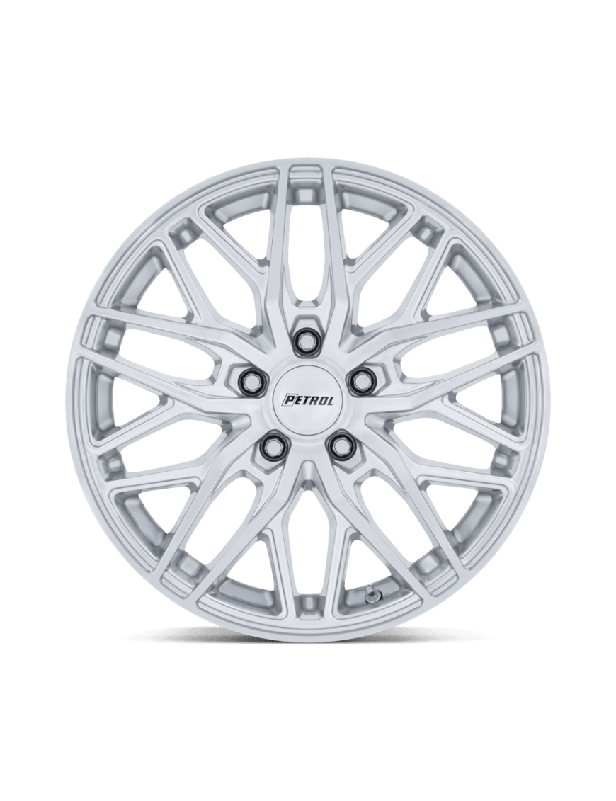 Felga aluminiowa PE004 P3E Machined W/ Brushed Gloss Silver PETROL - ujęcie 2
