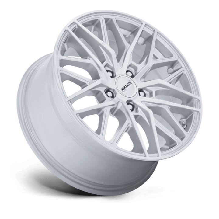 Felga aluminiowa PE004 P3E Machined W/ Brushed Gloss Silver PETROL - ujęcie 3