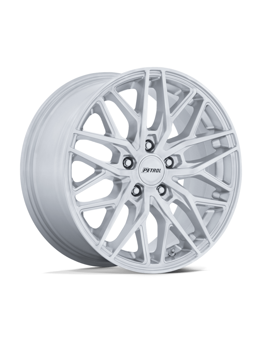 Felga aluminiowa PE004 P3E Machined Brushed Gloss Silver PETROL