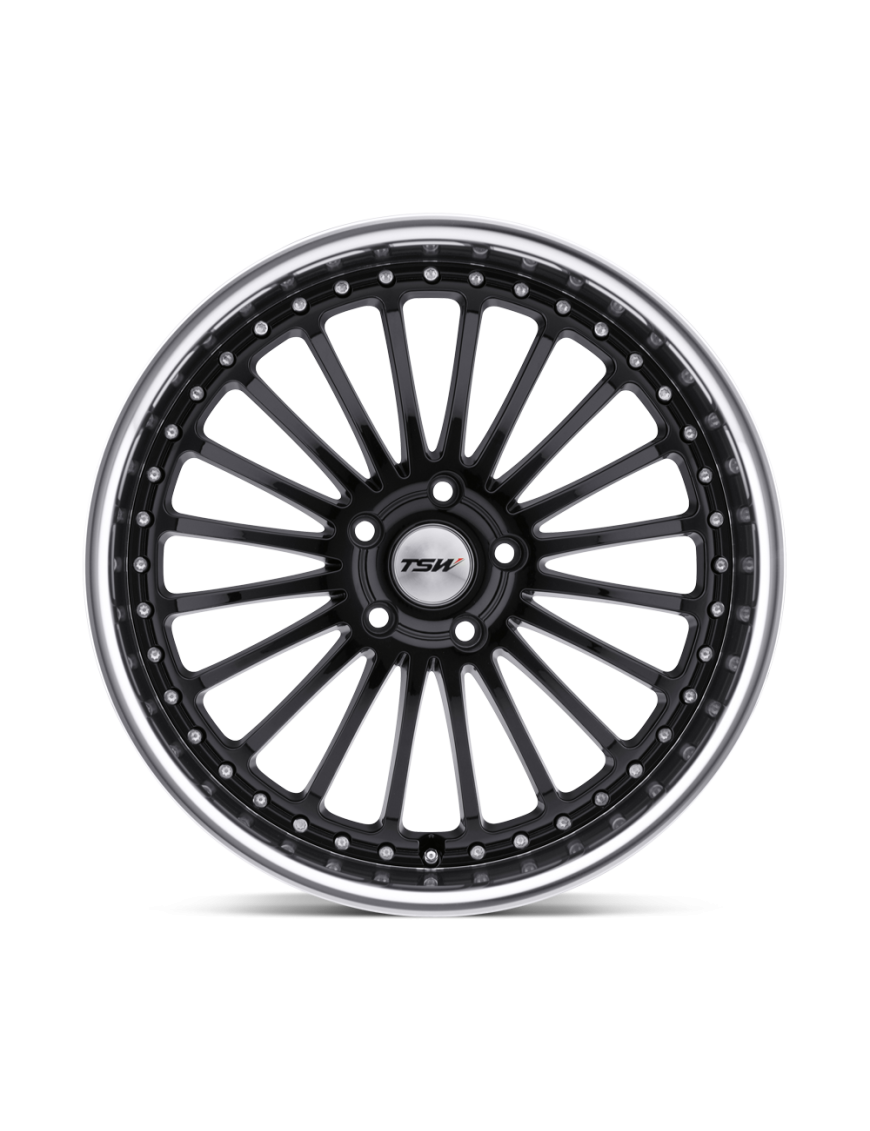 Felga aluminiowa SILVERSTONE Gloss Black W/ Mirror Cut Lip TSW - ujęcie 2