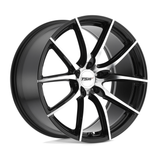 Felga aluminiowa SPRINT Gloss Black W/ Mirror Cut Face TSW