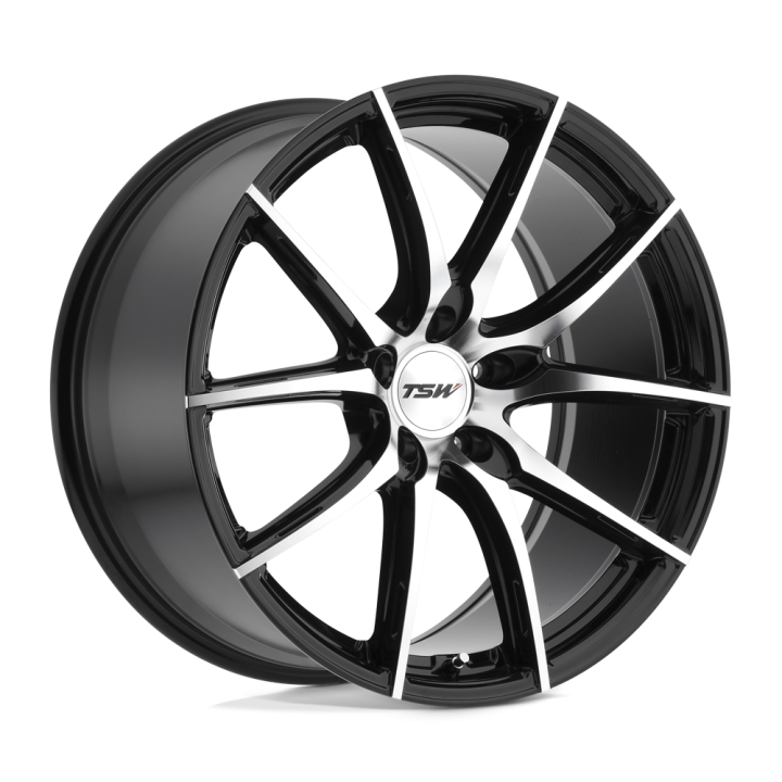 Felga aluminiowa SPRINT Gloss Black W/ Mirror Cut Face TSW