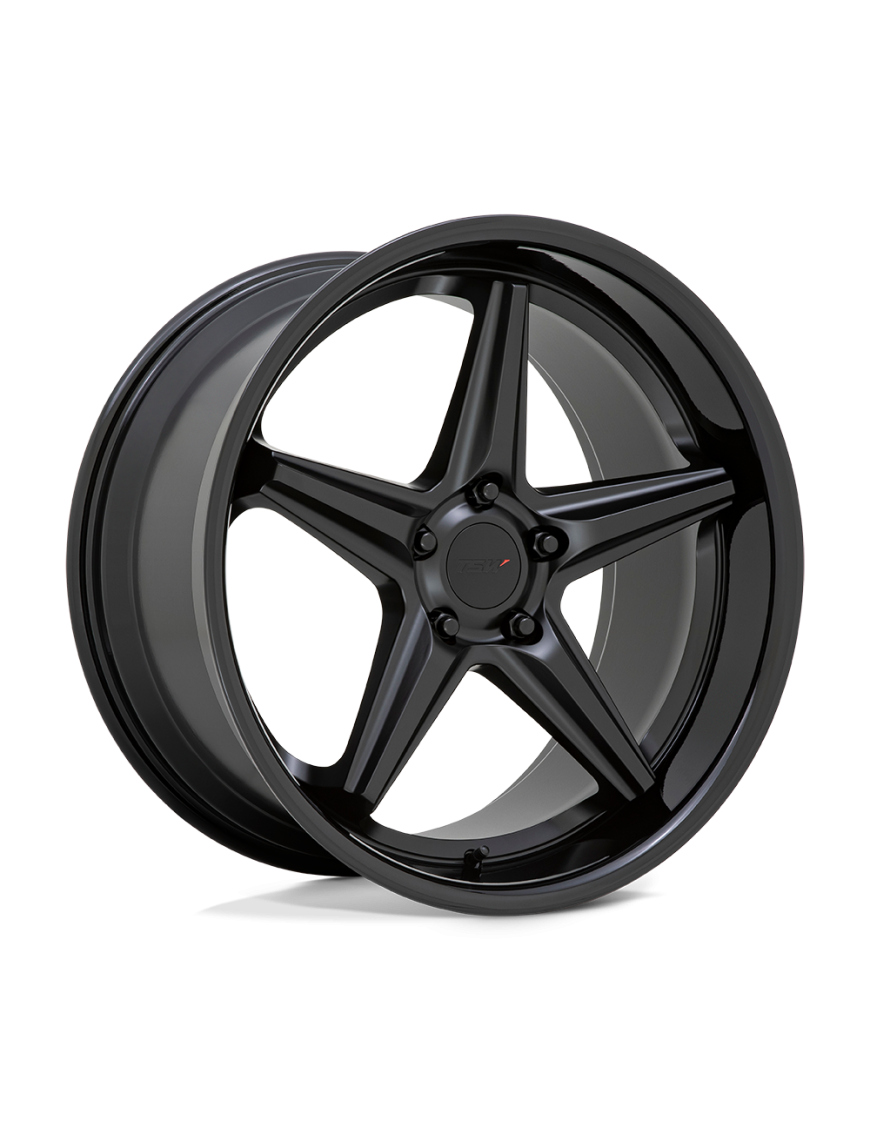 Felga aluminiowa LAUNCH Matte Black W/ Gloss Black Lip TSW