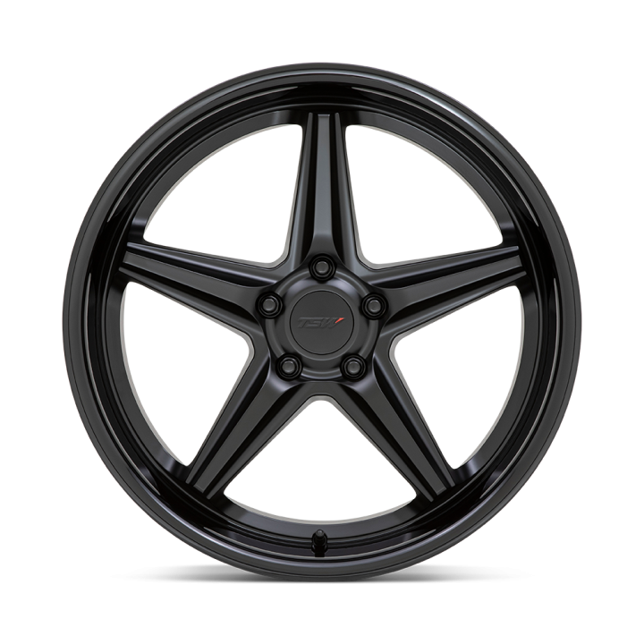Felga aluminiowa LAUNCH Matte Black W/ Gloss Black Lip TSW - ujęcie 3