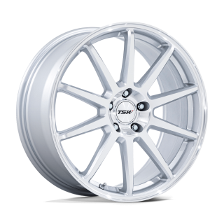 Felga aluminiowa TW004 CANARD Gloss Silver W/ Machined Face TSW