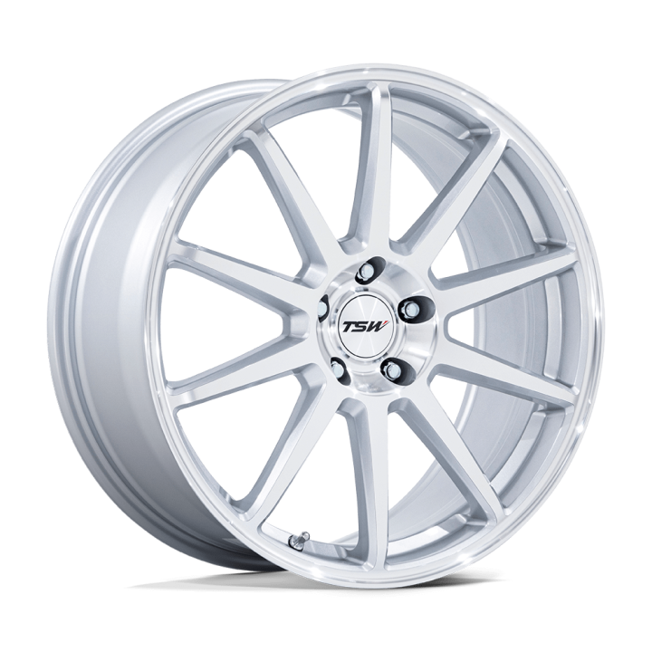 Felga aluminiowa TW004 CANARD Gloss Silver W/ Machined Face TSW