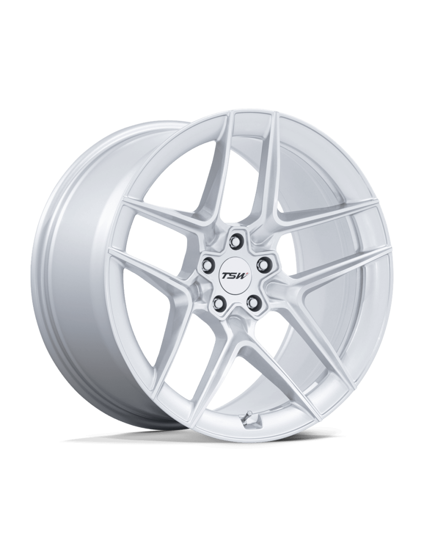 Felga aluminiowa TW008 SLIPSTREAM Gloss Silver W/ Machined Face TSW