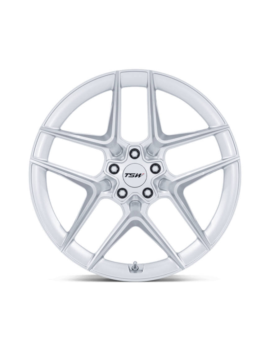 Felga aluminiowa TW008 SLIPSTREAM Gloss Silver W/ Machined Face TSW - ujęcie 2