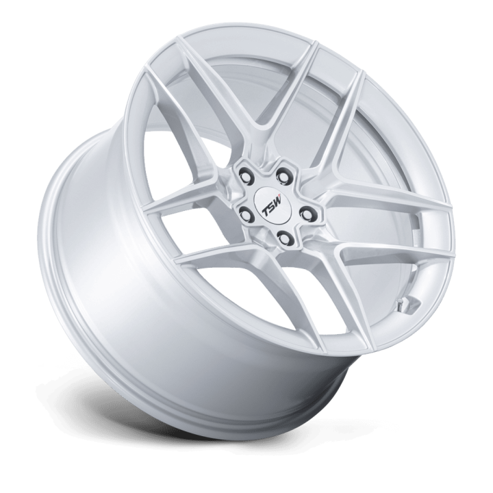 Felga aluminiowa TW008 SLIPSTREAM Gloss Silver W/ Machined Face TSW - ujęcie 3