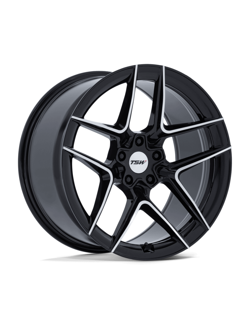 Felga aluminiowa TW008 SLIPSTREAM Gloss Black Machined TSW