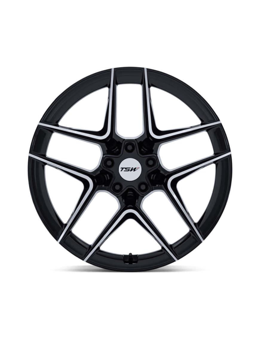 Felga aluminiowa TW008 SLIPSTREAM Gloss Black Machined TSW - ujęcie 2