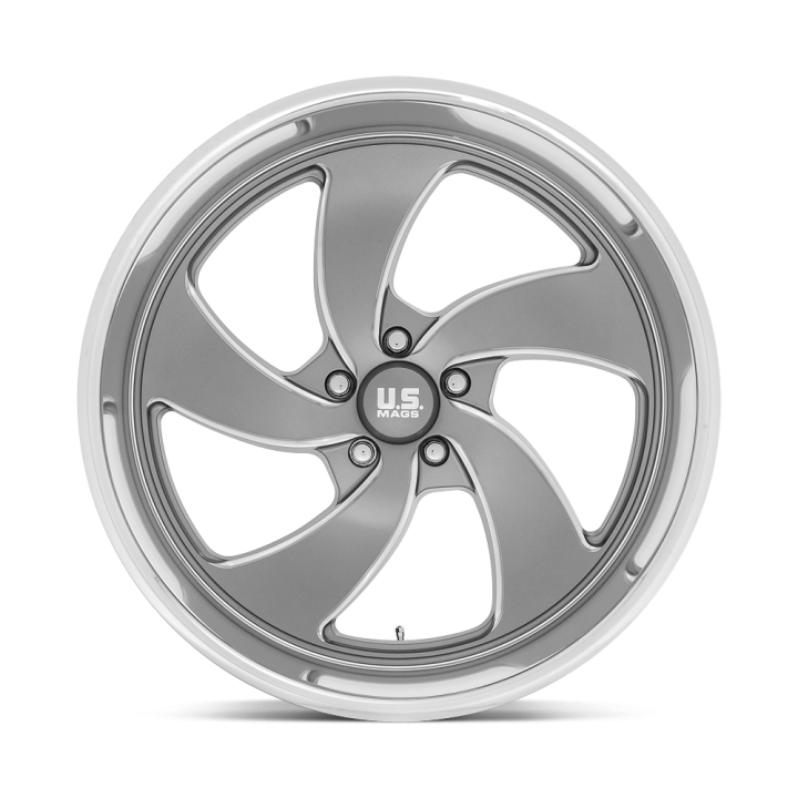 Felga aluminiowa U133 DESPERADO Anthracite Milled Diamond Cut Lip US MAGS 10.5x22 ET1 5x127 L - ujęcie 2