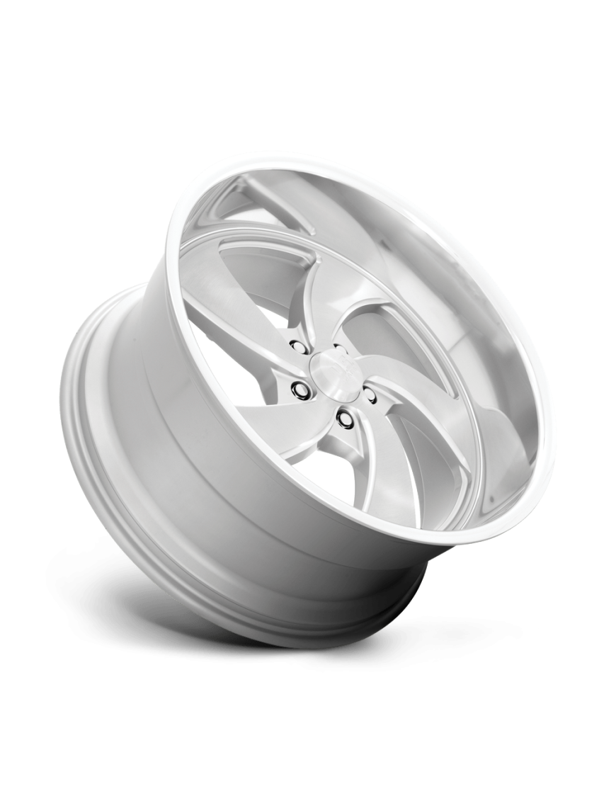 Felga aluminiowa U134 DESPERADO Silver Brushed Face Milled Diamond Cut Lip US MAGS 10.5x22 ET1 5x127 L