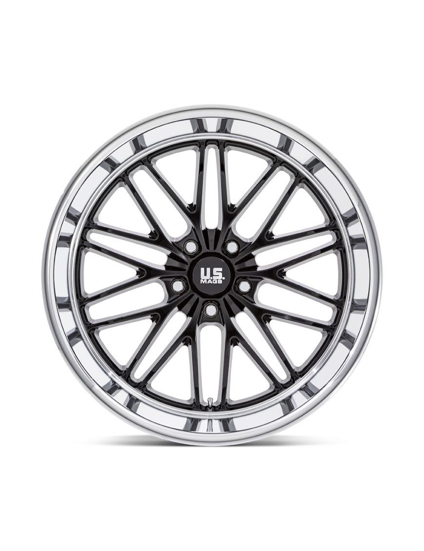 Felga aluminiowa U138 SANTA CRUZ Gloss Black W/ Diamond Cut Lip US MAGS 10.5x22 ET0 5x127