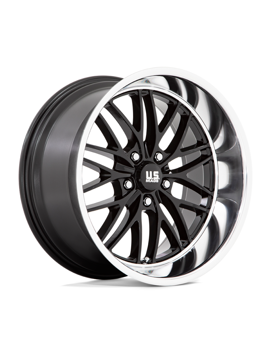 Felga aluminiowa U138 SANTA CRUZ Gloss Black W/ Diamond Cut Lip US MAGS 10.0x20 ET6 5x127