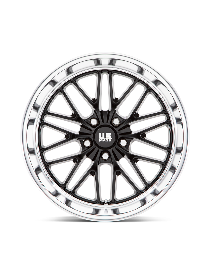 Felga aluminiowa U138 SANTA CRUZ Gloss Black W/ Diamond Cut Lip US MAGS 10.0x20 ET6 5x127