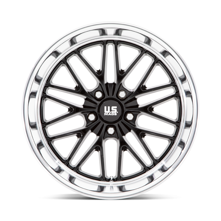 Felga aluminiowa U138 SANTA CRUZ Gloss Black W/ Diamond Cut Lip US MAGS 10.0x20 ET6 5x127 - ujęcie 3