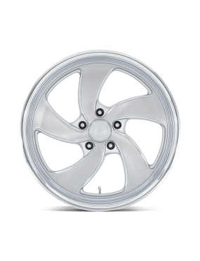 Felga aluminiowa U134 DESPERADO Silver Brushed Face Milled Diamond Cut Lip US MAGS 9.5x20 ET1 5x127 L