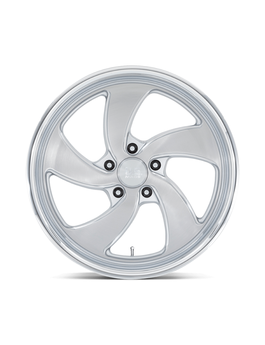 Felga aluminiowa U134 DESPERADO Silver Brushed Face Milled Diamond Cut Lip US MAGS 9.5x20 ET1 5x127 L