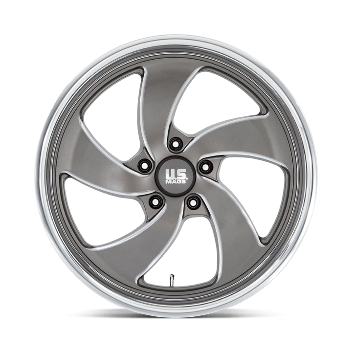 Felga aluminiowa U133 DESPERADO Anthracite Milled Diamond Cut Lip US MAGS 9.5x20 ET1 5x127 L - ujęcie 3