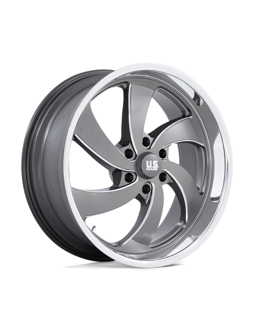 Felga aluminiowa U133 DESPERADO Anthracite Milled Diamond Cut Lip US MAGS 9.0x22 ET25 6x139.7 L