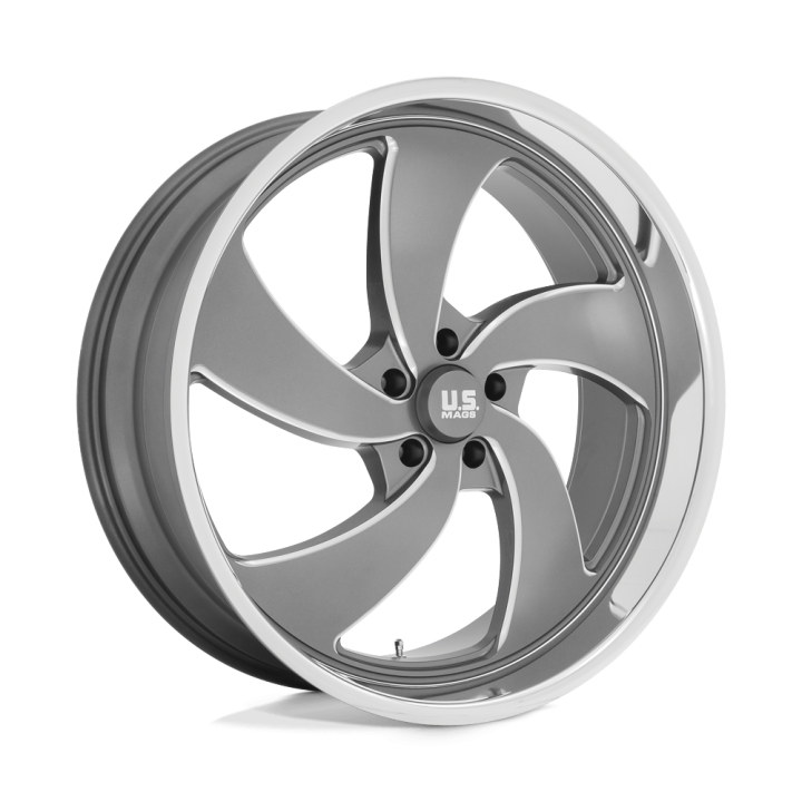 Felga aluminiowa U133 DESPERADO Anthracite Milled Diamond Cut Lip US MAGS 9.0x24 ET1 5x127 R