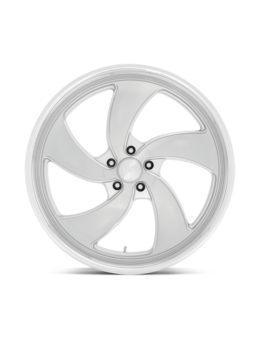 Felga aluminiowa U134 DESPERADO Silver Brushed Face Milled Diamond Cut Lip US MAGS 9.0x24 ET1 5x127 R