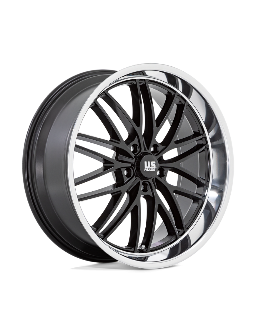 Felga aluminiowa U138 SANTA CRUZ Gloss Black W/ Diamond Cut Lip US MAGS 9.0x22 ET15 5x127