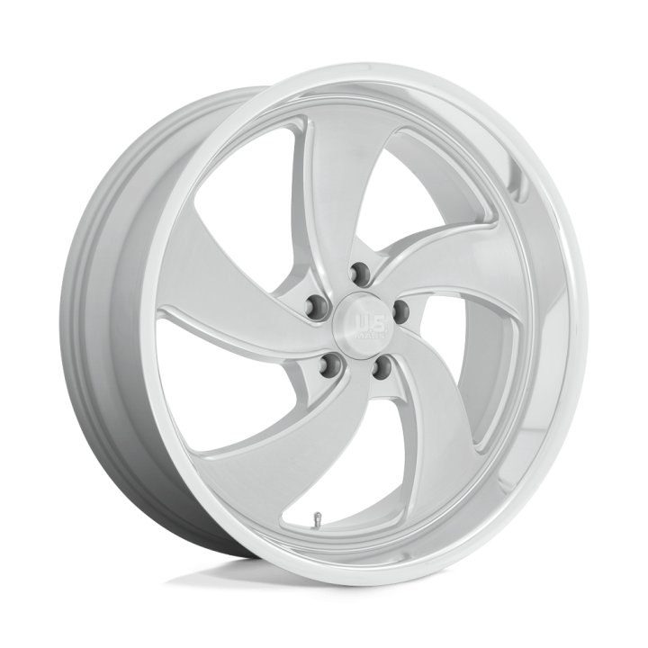 Felga aluminiowa U134 DESPERADO Silver Brushed Face Milled Diamond Cut Lip US MAGS 8.5x22 ET1 5x127 L