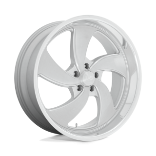 Felga aluminiowa U134 DESPERADO Silver Brushed Face Milled Diamond Cut Lip US MAGS 8.5x22 ET1 5x127 R