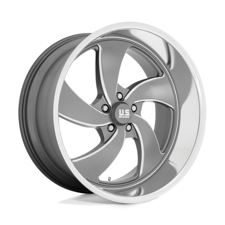 Felga aluminiowa U133 DESPERADO Anthracite Milled Diamond Cut Lip US MAGS 8.5x22 ET1 5x127 R