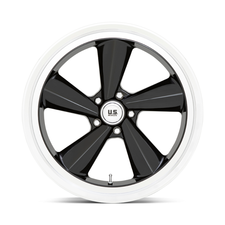 Felga aluminiowa U136 TS Gloss Black W/ Diamond Cut Lip US MAGS 9.0x22 ET15 5x127 L - ujęcie 2
