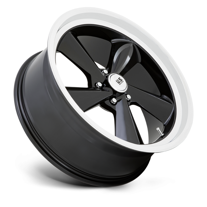 Felga aluminiowa U136 TS Gloss Black W/ Diamond Cut Lip US MAGS 9.0x22 ET15 5x127 L - ujęcie 3