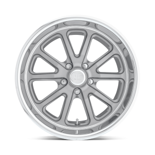 Felga aluminiowa U111 RAMBLER Textured Gray W/ Diamond Cut Lip US MAGS 8.0x15 ET1 5x114.3 - ujęcie 2