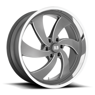 Felga aluminiowa U133 DESPERADO Anthracite Milled Diamond Cut Lip US MAGS 10.0x24 ET25 6x135 L
