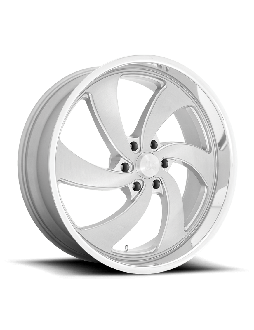 Felga aluminiowa U134 DESPERADO Silver Brushed Face Milled Diamond Cut Lip US MAGS 10.0x24 ET25 6x135 L