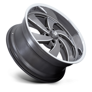 Felga aluminiowa U133 DESPERADO Anthracite Milled Diamond Cut Lip US MAGS 10.0x22 ET25 6x139.7 R - ujęcie 2