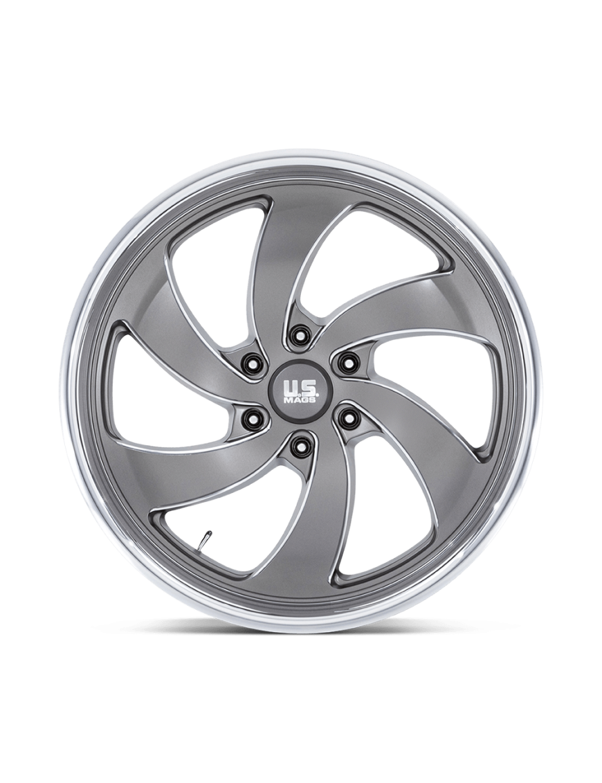 Felga aluminiowa U133 DESPERADO Anthracite Milled Diamond Cut Lip US MAGS 10.0x22 ET25 6x139.7 R