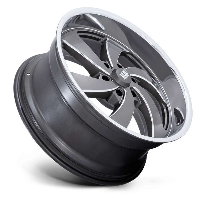 Felga aluminiowa U133 DESPERADO Anthracite Milled Diamond Cut Lip US MAGS 9.0x22 ET25 6x139.7 R - ujęcie 2
