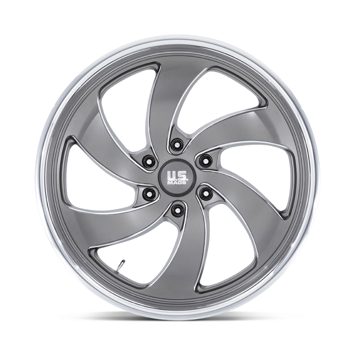 Felga aluminiowa U133 DESPERADO Anthracite Milled Diamond Cut Lip US MAGS 9.0x22 ET25 6x139.7 R - ujęcie 3