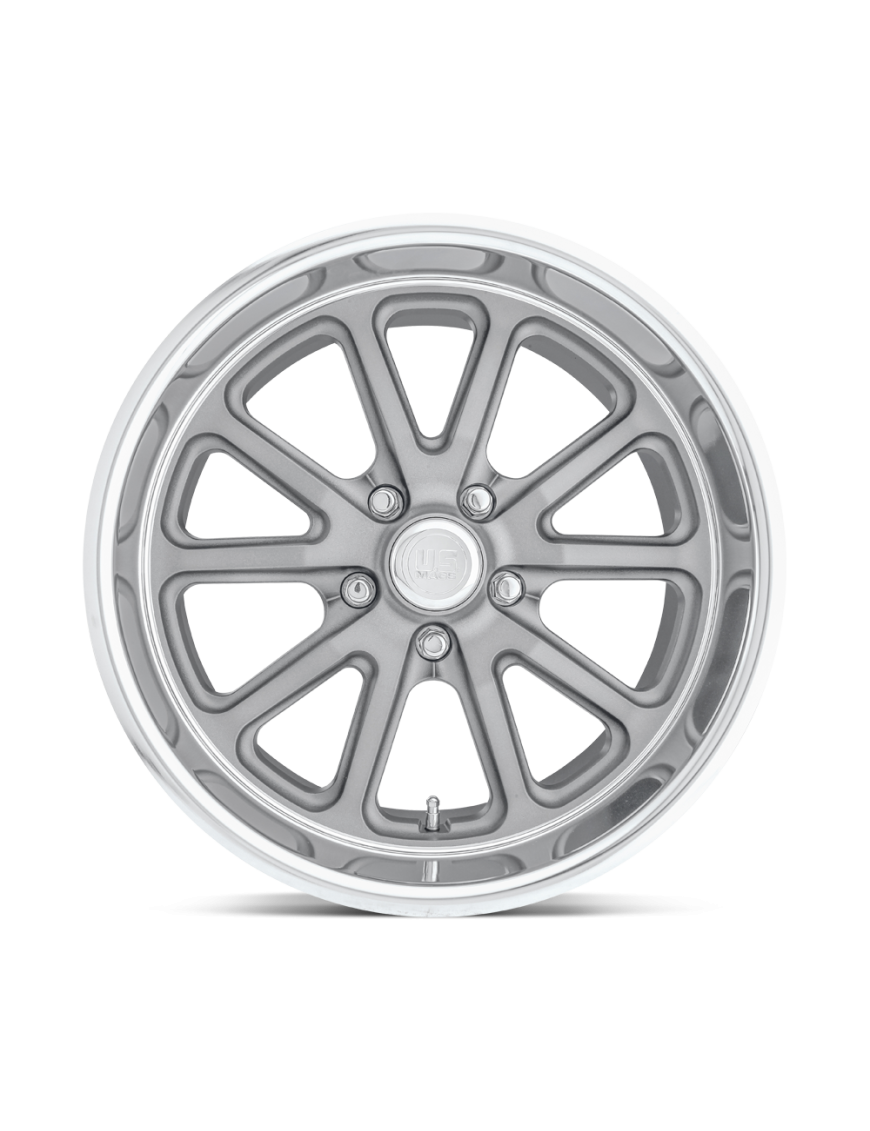Felga aluminiowa U111 RAMBLER Textured Gray W/ Diamond Cut Lip US MAGS 7.0x18 ET1 5x114.3